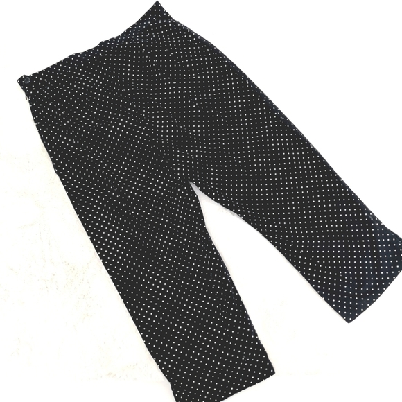 Bill Blass Women's 31" High Rise Polka Dot  Pants - Picture 6 of 10